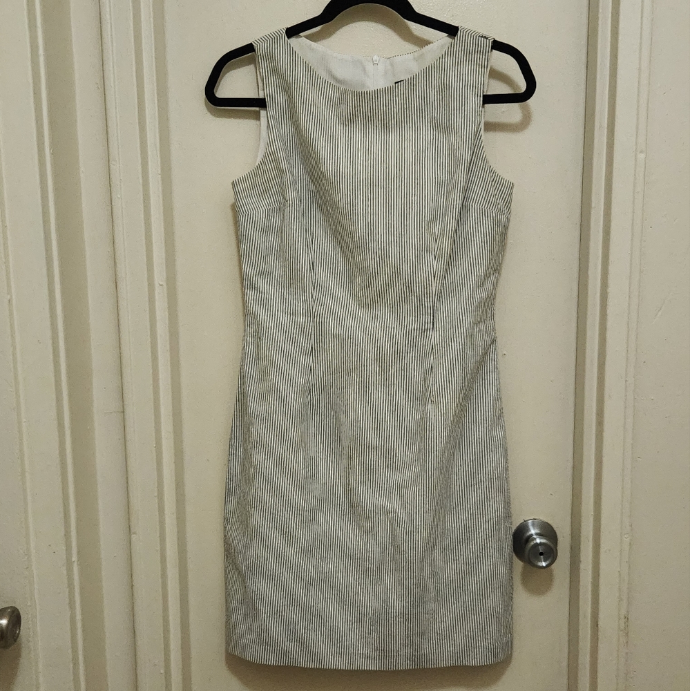 Moda International 100% Cotton Full Lined Sheath Dress - Picture 3 of 7